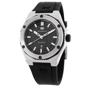 FX04305B NWT Technomarine Fashion Ladies Quartz Plastic and Stainless Steel Auth